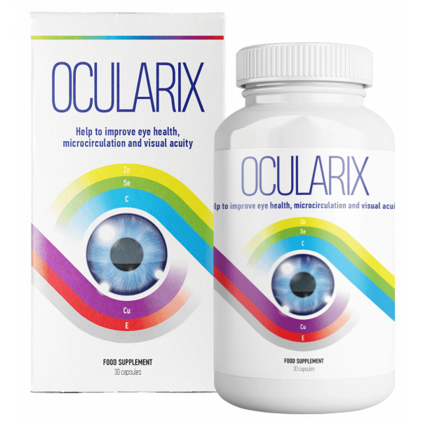 OCULARIX Пищевая добавка Здоровье глаз и острота зрения.