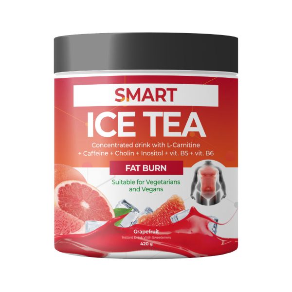 SMART ICE TEA FAT BURN со вкусом грейпфрута 420 г