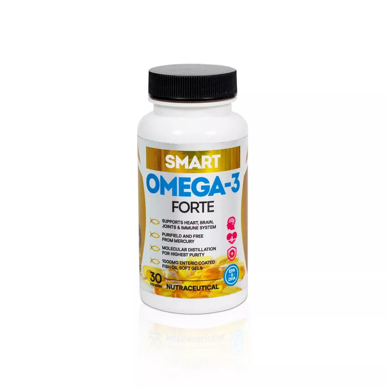Smart Omega-3 Forte концентрат рыбьего жира 30 капсул