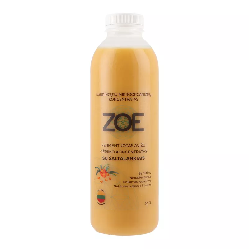 ZOE концентрат овса с ОБЛЕПИХОЙ, 0.75 л